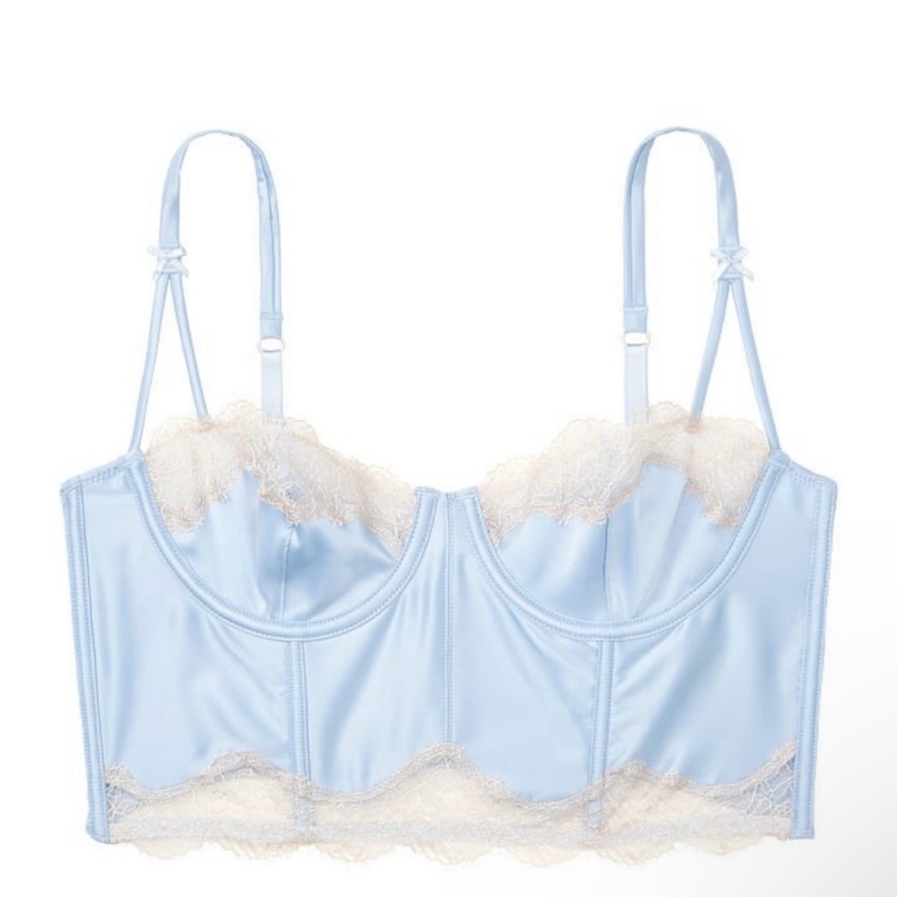 Victoria's Secret Satin Bustier Crop Top